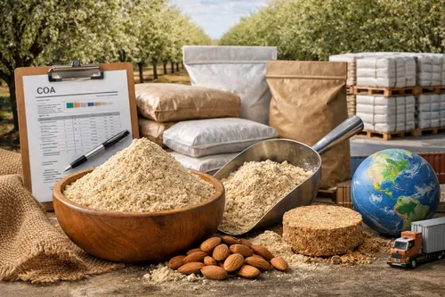 Bulk Defatted almond protein powder supplier — Atlas Global Trading Co.